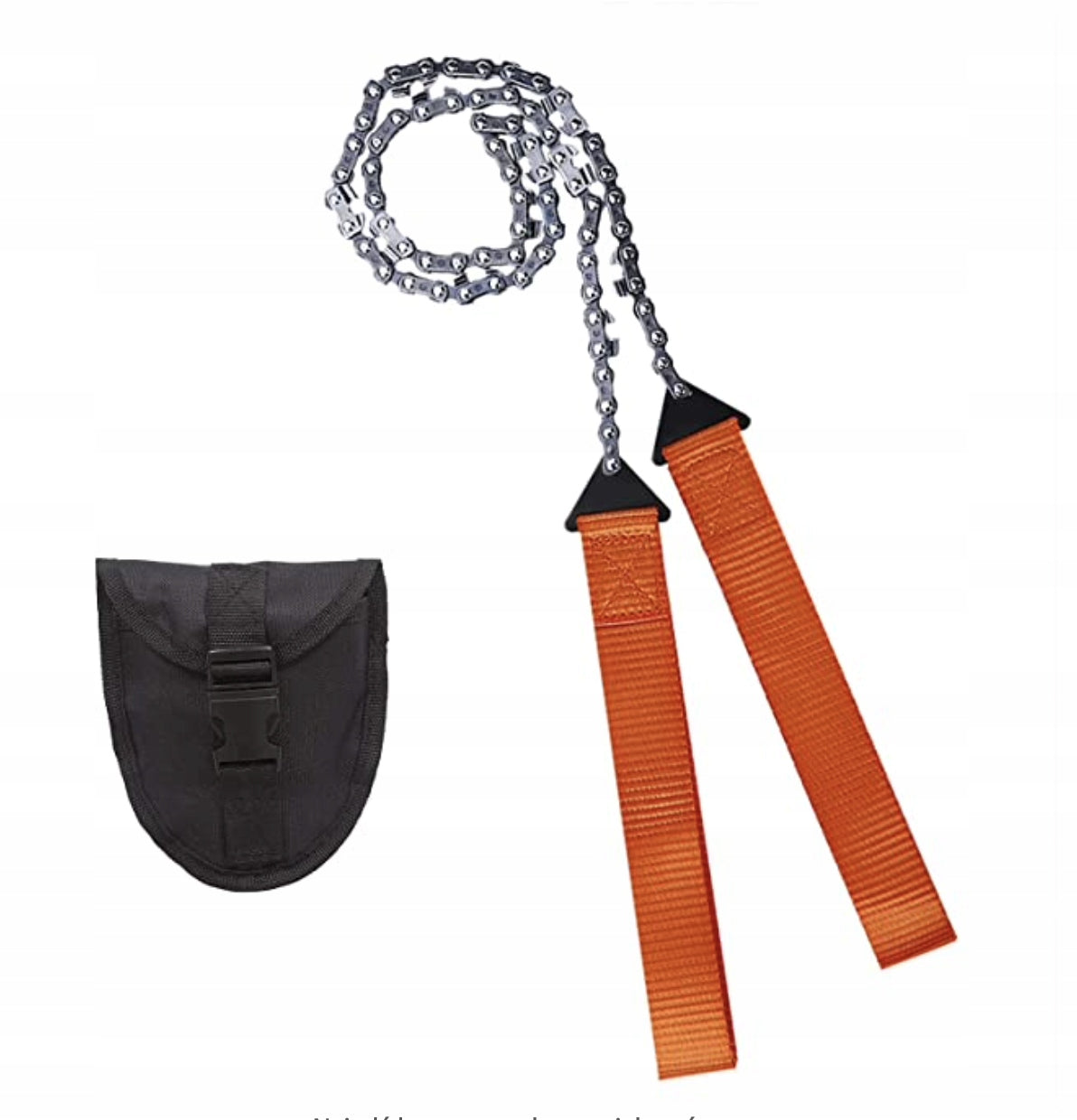HANDHELD CHAINSAW BALL DURABLE SHARP 11 TEETH SURVIVAL WITH CASE 65cm