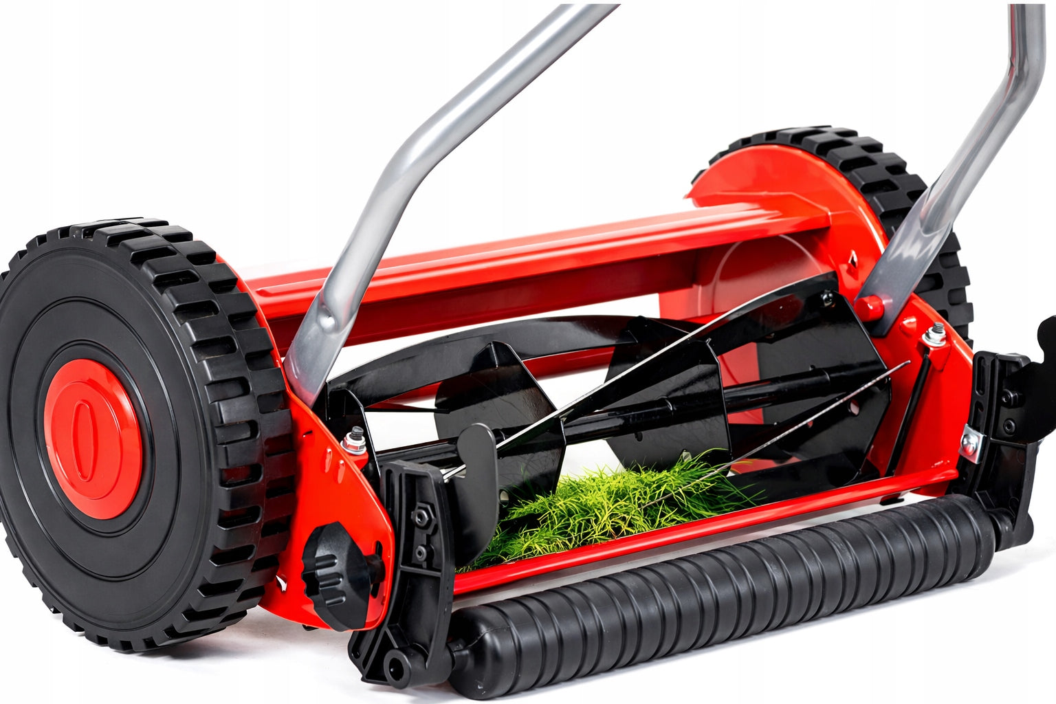 HANDHELD LAWN MOWER WITH DRUM BASKET MECHANICAL SPINDLE 38cm EKO Packaging status original