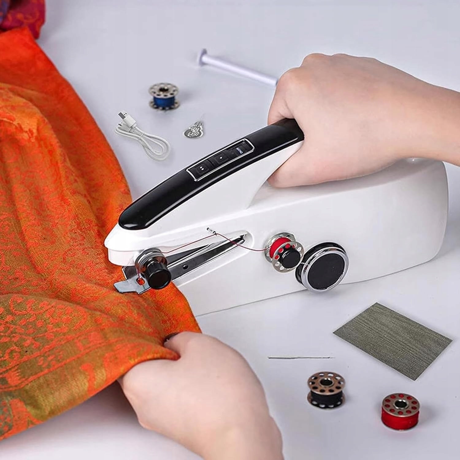 HANDHELD PORTABLE SEWING MACHINE MINI KIT ADDITIONAL SET OF ACCESSORIES Brand no brand