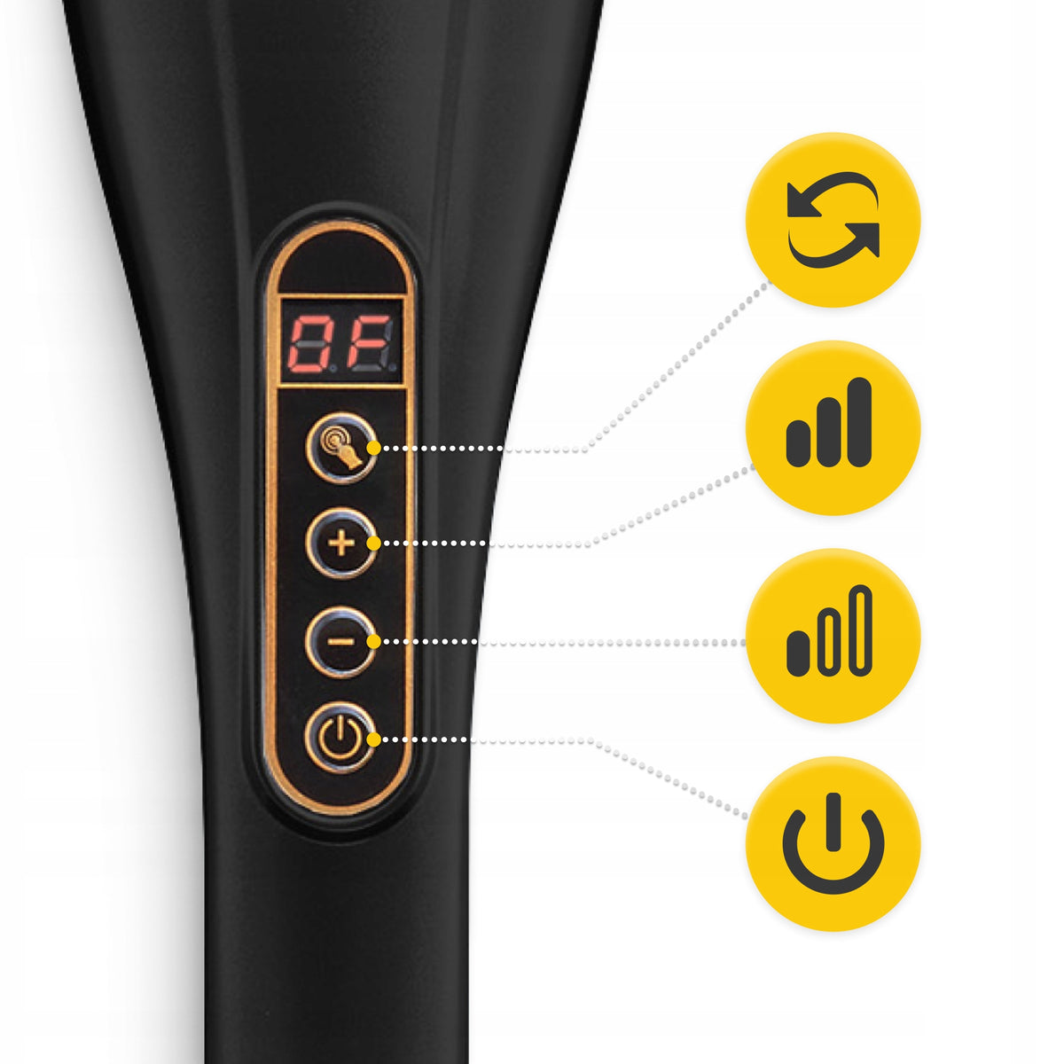 HANDHELD VIBRATING MASSAGER ANTI-CELLULITE BACK MUSCLE LEGS RELAXATION SET Medical device no