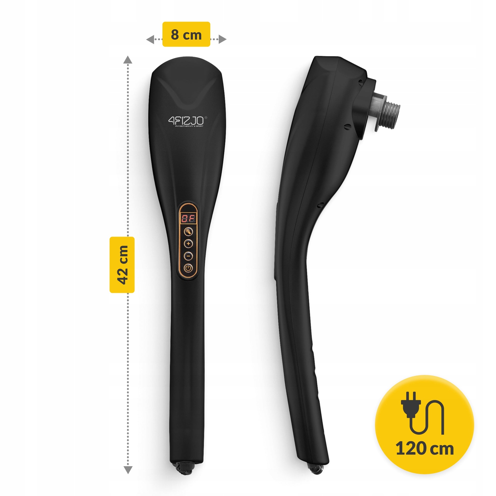 HANDHELD VIBRATING MASSAGER ANTI-CELLULITE BACK MUSCLE LEGS RELAXATION SET Packaging status original