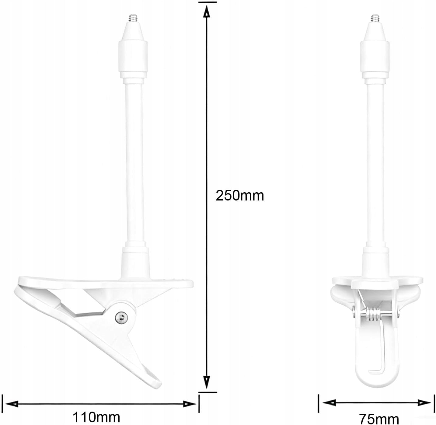 HANDLE FOR NANNY AND CAMERA WITHOUT DRILLING ROTATING 360 DEGREES Brand DOM