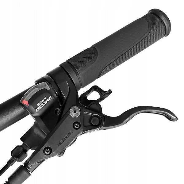 HANDLE GRIPS FOR BICYCLE HANDLEBARS RUBBER GRIPS 128 MM BLACK Brand Sahoo