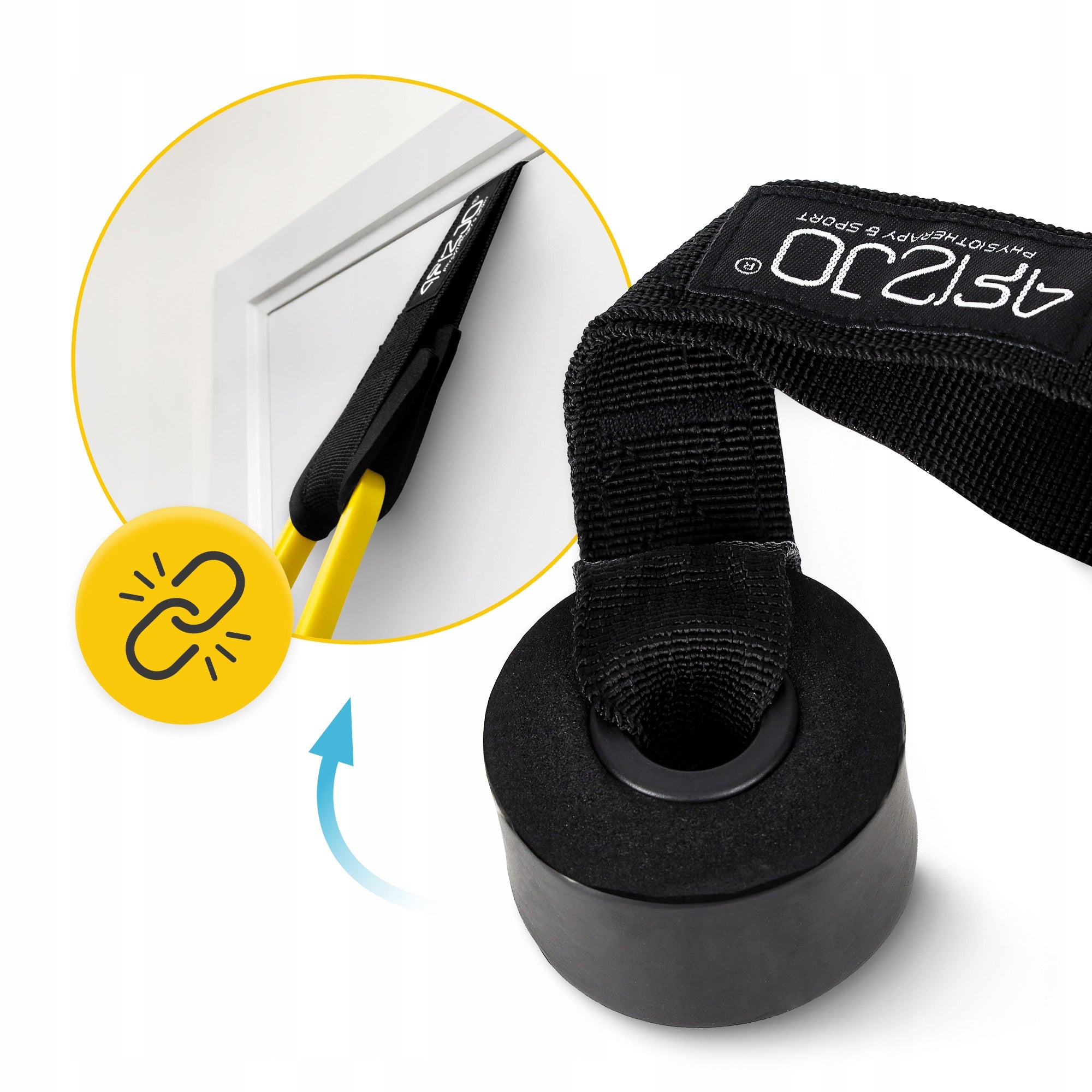 HANDLE HOOK ANCHOR FOR DOOR FOR RUBBER RESISTANCE BANDS FOR DOOR ANCHOR EXERCISES Width 3 mm