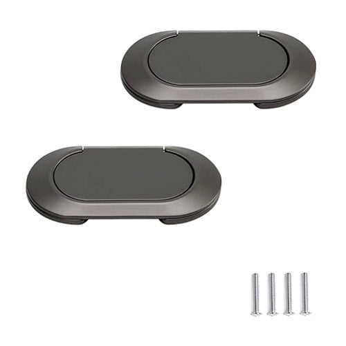 HANDLE INVISIBLE TO CABINET METAL ZINC MATT 64MM 2 PIECES METAL