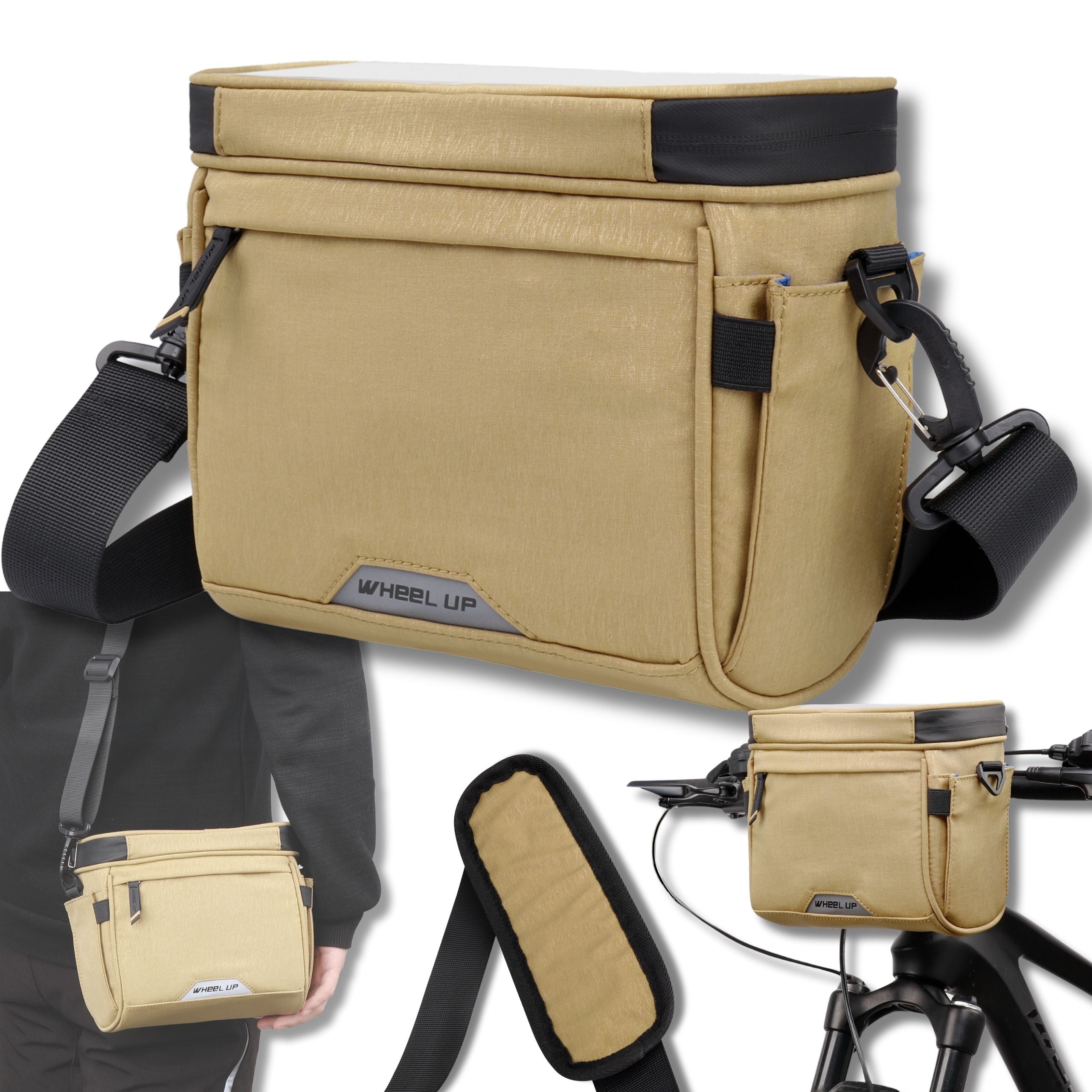 HANDLEBAR BAG BICYCLE POUCH FOR HANDLEBAR COVER PHONE CASE
