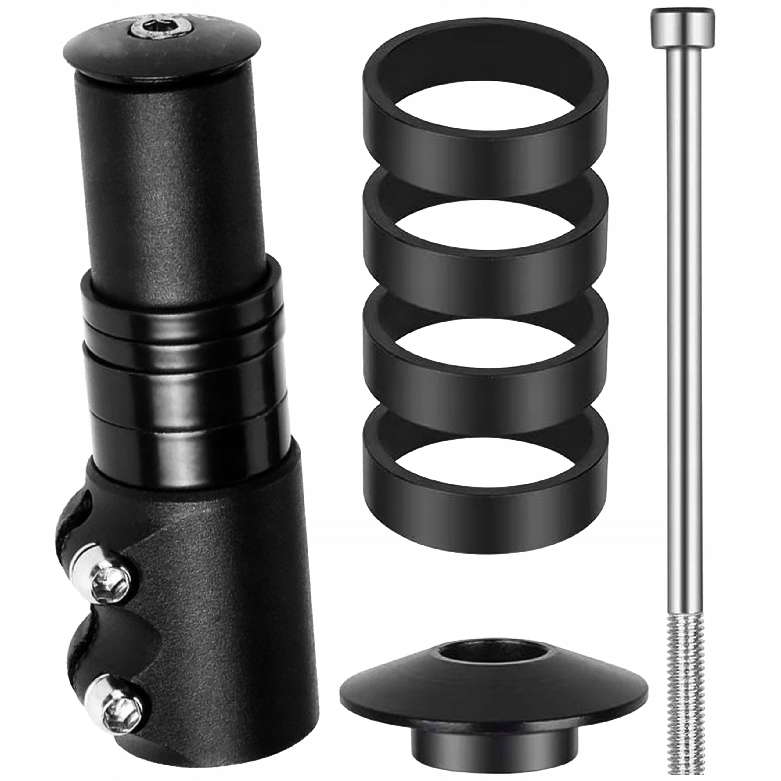 HANDLEBAR BRACKET EXTENSION ADAPTER A-HEAD FOR BIKE EXTENSION CABLE BLACK Packaging status original