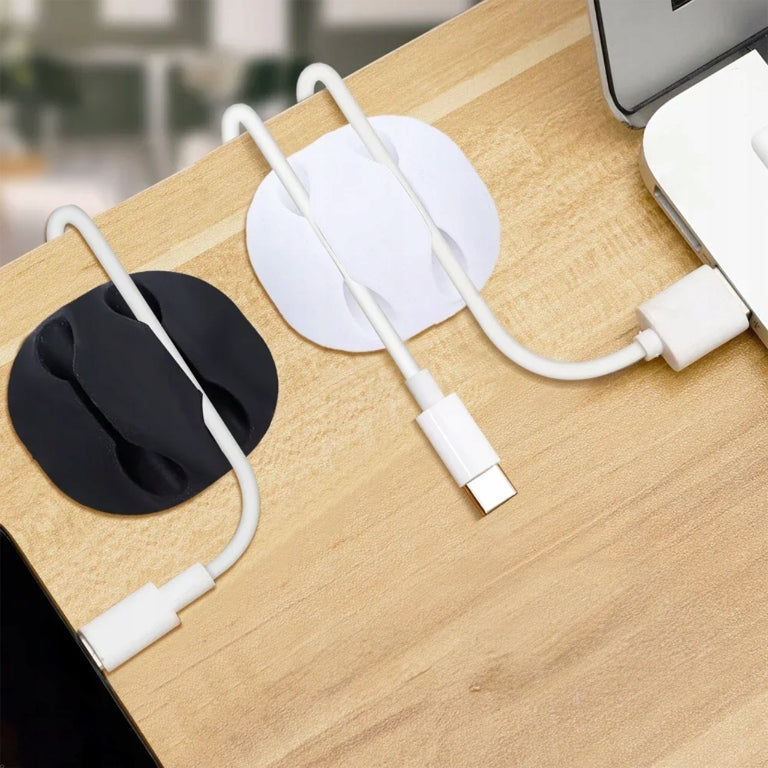 HANDLES CABLE ORGANIZERS SELF ADHESIVE SET 16PCS - WHITE Manufacturer code 4M50016