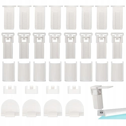 HANDLES FOR PLEATED BLINDS SET INSTALLATION WITHOUT DRILLING 16 PCS.
