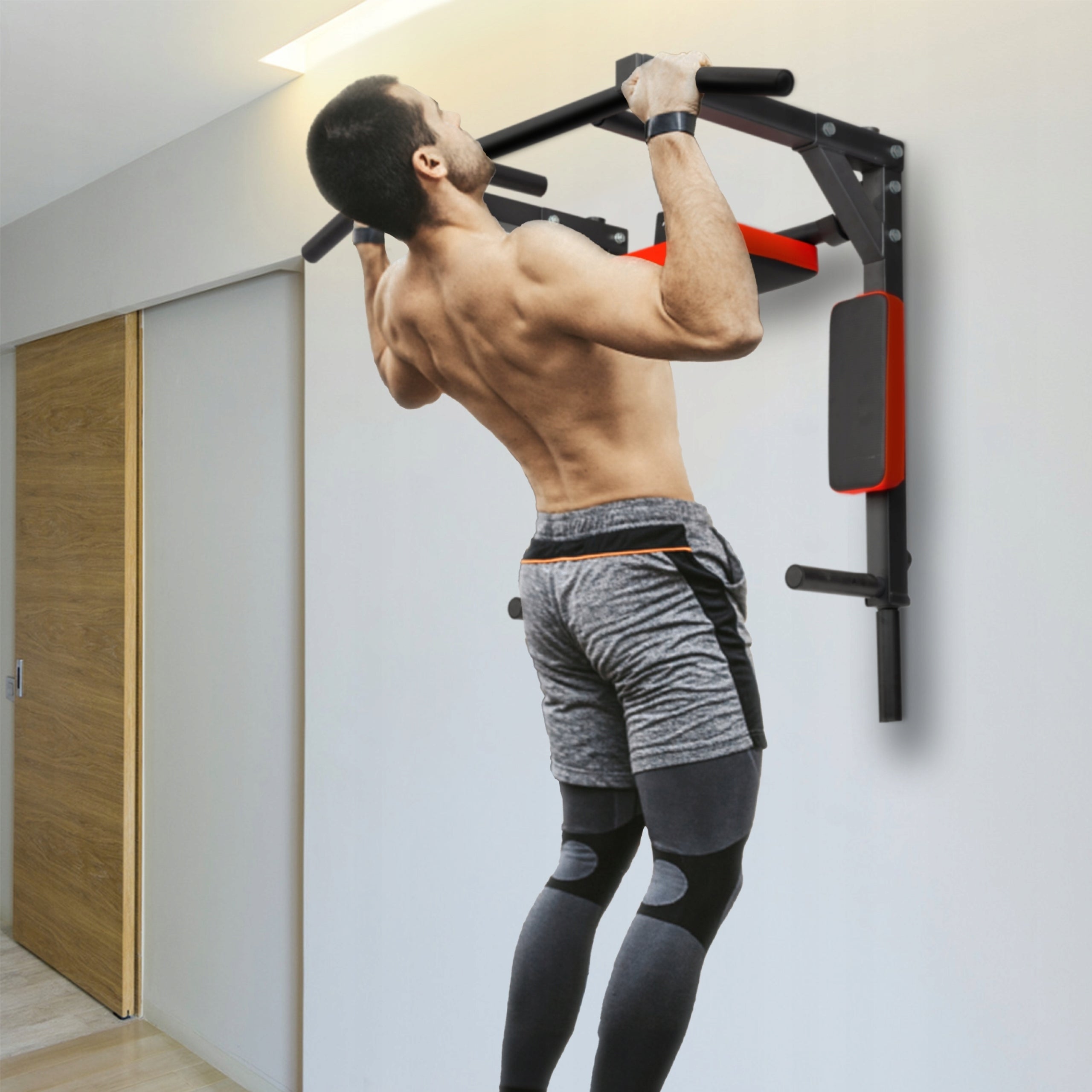 HANDRAIL BAR FOR ABDOMINAL DIP PULL-UP EXERCISES MULTIFUNCTIONAL 2IN1 STRONG Kind bars