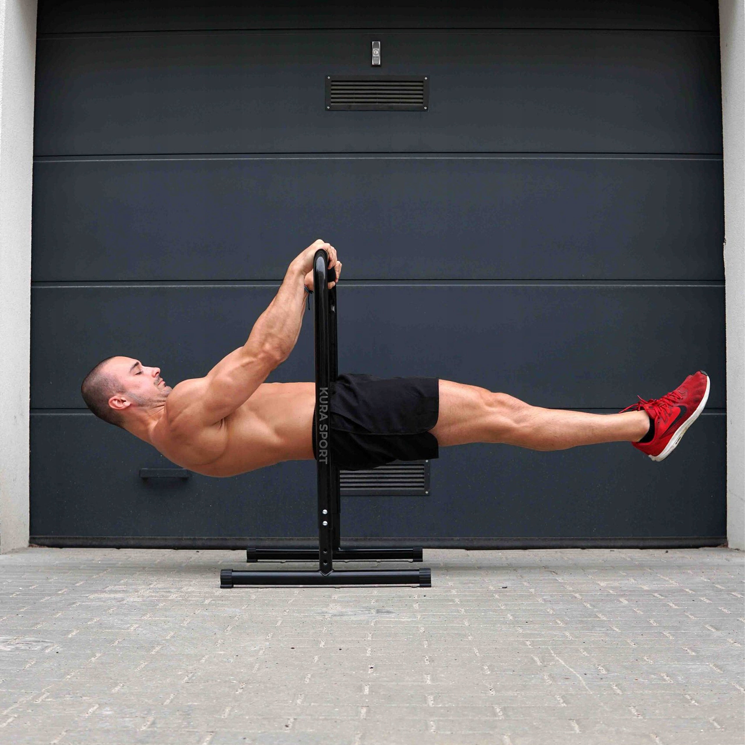 HANDRAILS FOR EXERCISE DIPS HIGH TRAINING METAL - KURA SPORT Kind parallel bars