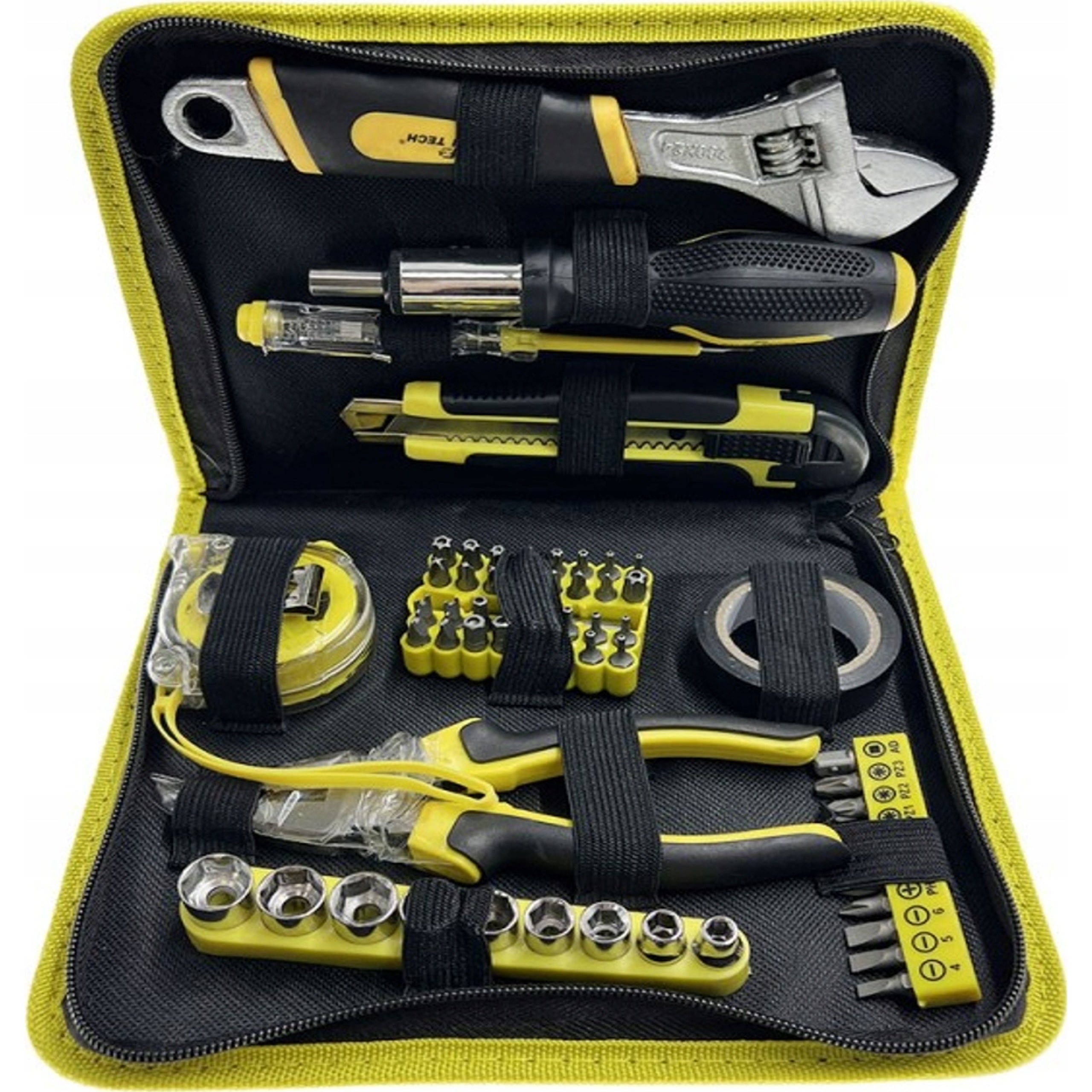 HANDY TORX BIT TOOL SET LARGE 61 EL. PLIERS MEASURING CUP KEYS