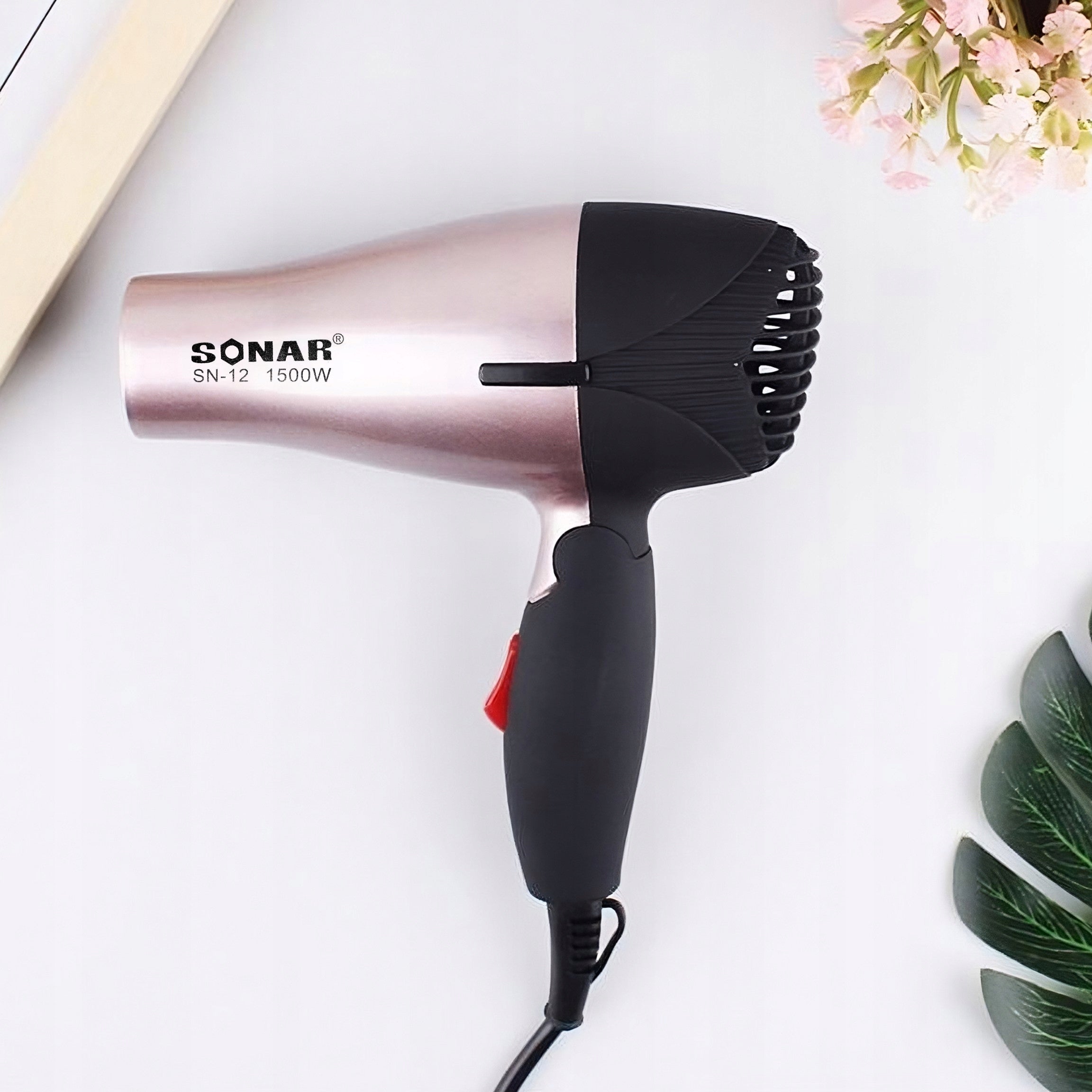 HANDY TOURIST HAIR DRYER FOLDABLE STRONG 1500W + CONCENTRATOR Manufacturer code BKBY086