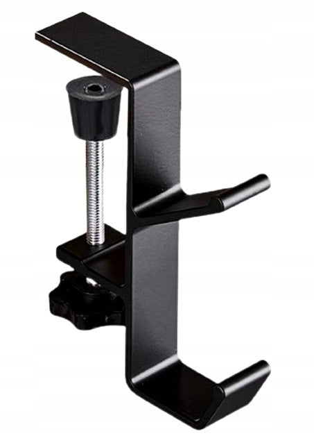 HANGER HEADPHONE HOLDER BAG BACKPACK METAL BLACK FOR TABLETOP DESK EAN (GTIN) 5905902607362