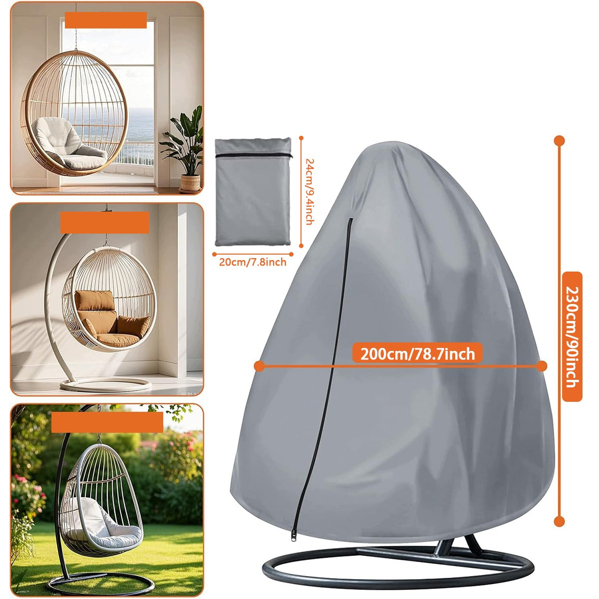 HANGING CHAIR COVER Garden HAMMOCK Manufacturer no brand