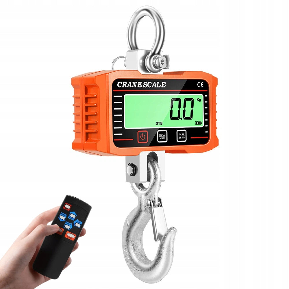 HANGING CRANE HOOK SCALE 2000KG 2T SUSPENDED STORAGE