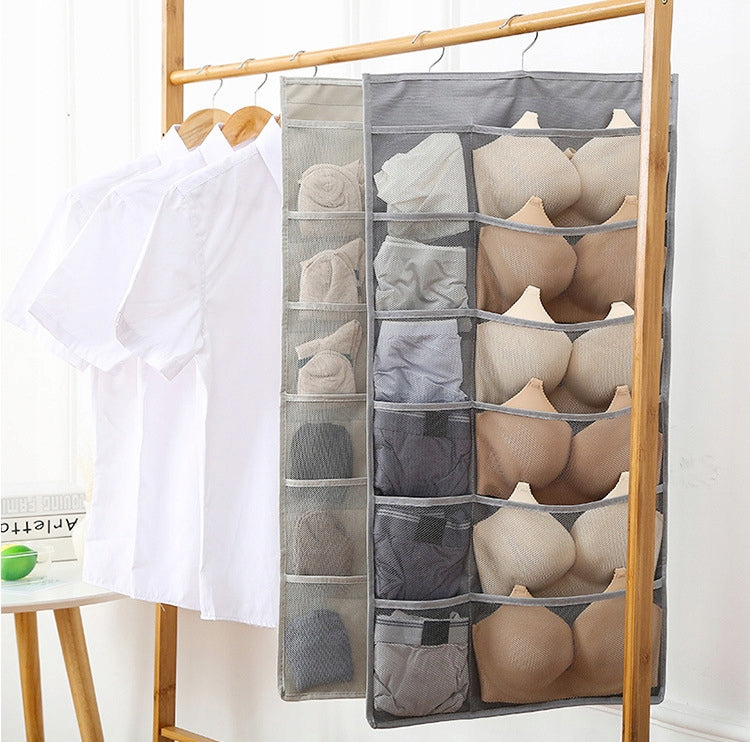 HANGING ORGANIZER FOR WARDROBE FOR UNDERWEAR SOCKS POCKETS HANGER Packaging status original