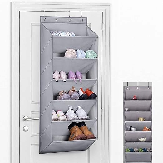 HANGING SHOE ORGANIZER TOYS DOOR ACCESSORIES BLACK Number of pieces 1 pcs