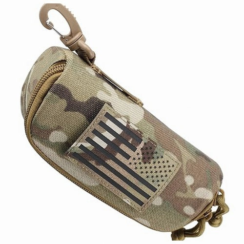 HARD GLASSES CASE MOLLE EDC TACTICAL SACHET STRAP FOR HOME