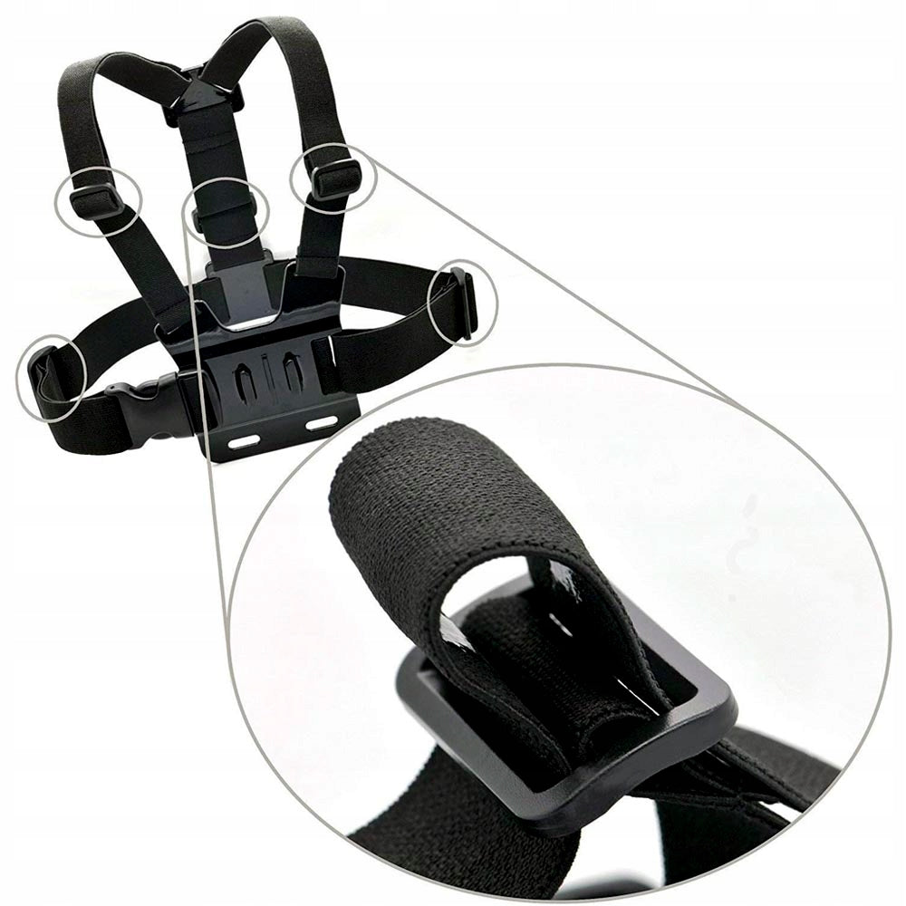 HARNESS CHEST HOLDER PHONE VEST GOPRO CAMERA DJI 6in1 Manufacturer code Uchwyt na Klatkę do Telefonu Samsung Iphone