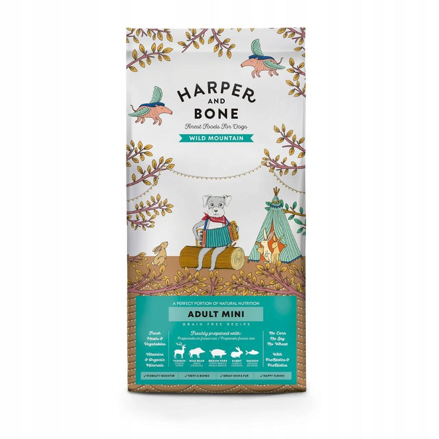 HARPER and BONE MINI for Dog Small Breeds Pork SALMON Boar VEGETABLES 2kg EAN (GTIN) 8413037372217
