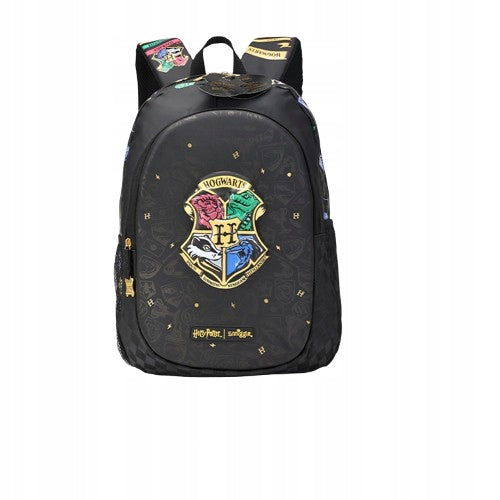 HARRY POTTER BACKPACK BLACK YOUTH HOGWART EMBLEM