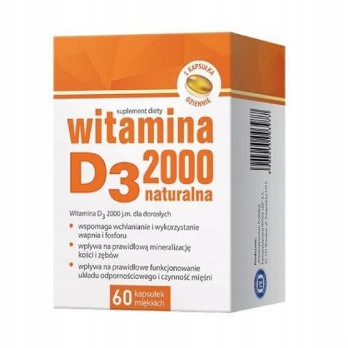 HASCO-LEK Vitamin D3 2000 j.m. - 60 capsules