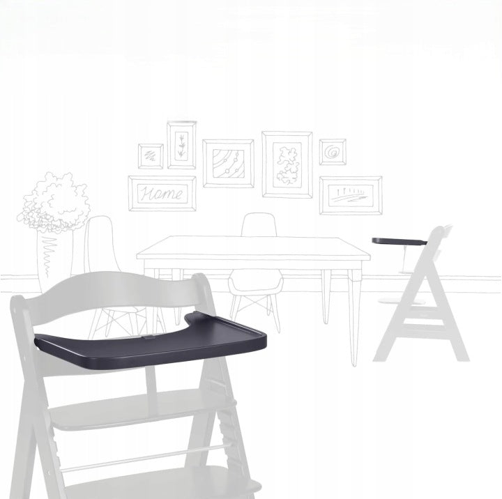 HAUCK ALPHA WOODEN TOP TRAY FOR CHAIR Manufacturer code 4007923550564