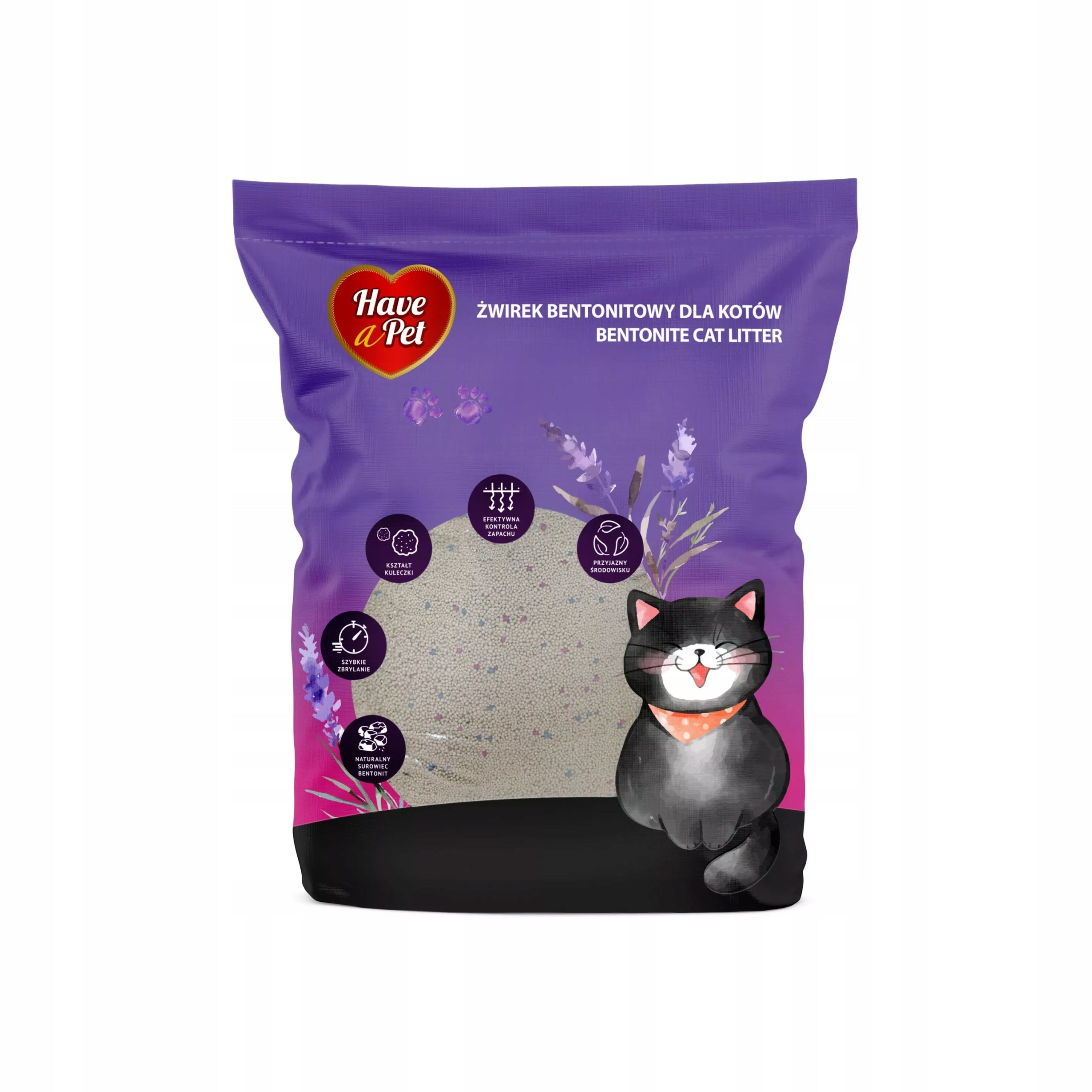 HAVE A PET LAVENDER BENTONITE LITTER 25L