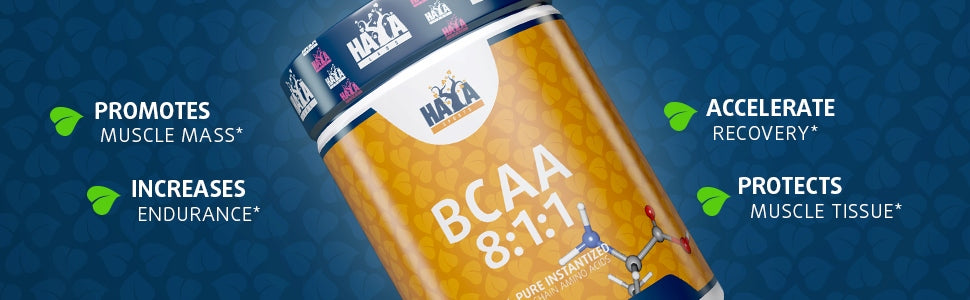 HAYA LABS Sports, BCAA 8:1:1, 200 g Brand Haya Labs