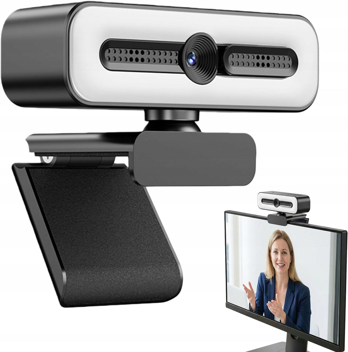 HD 1080P WEBCAM WITH PRIVACY PROTECTION AUTOMATIC FOCUS