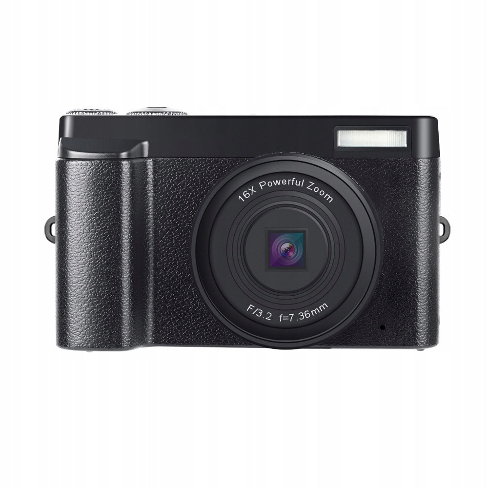 HD CAMERA 48MP ZOOM X16 BLACK 4K 32G WITH 2XAKU SET Brand no brand
