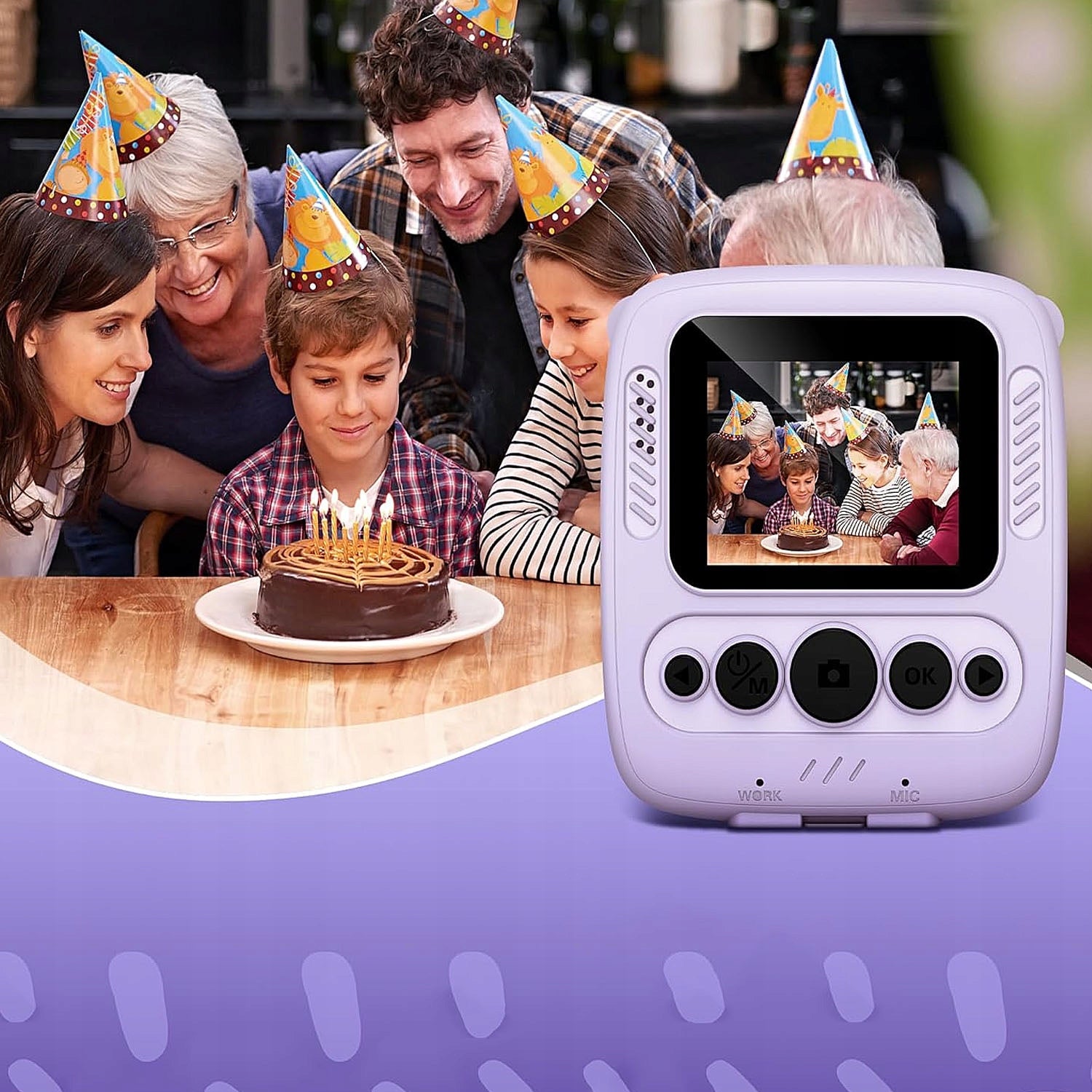 HD CAMERA FOR KIDS INSTANT 32GB GIFT FOR KIDS Model APARAT CYFROWY NATYCHMIASTOWY