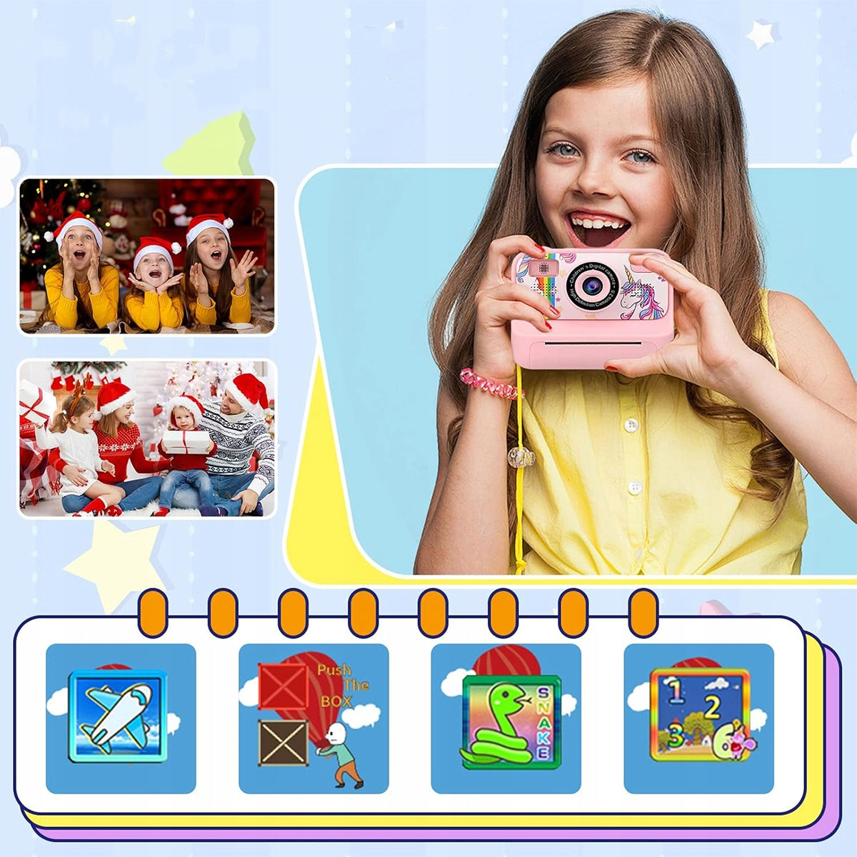 HD Camera for Kids Digital INSTANT with Printer Model 4048533329423