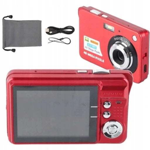 HD DIGITAL CAMERA 4K 48MP 8X ZOOM WITH 2,7 INCH LCD SCREEN STABILIZATION WITH FLASH