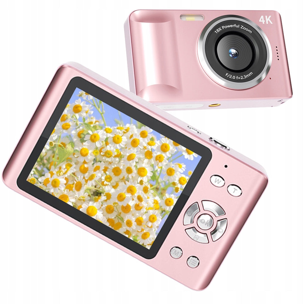 HD DIGITAL CAMERA PORTABLE 4K 64MP CAMERA STABILIZATION WITH 18X ZOOM