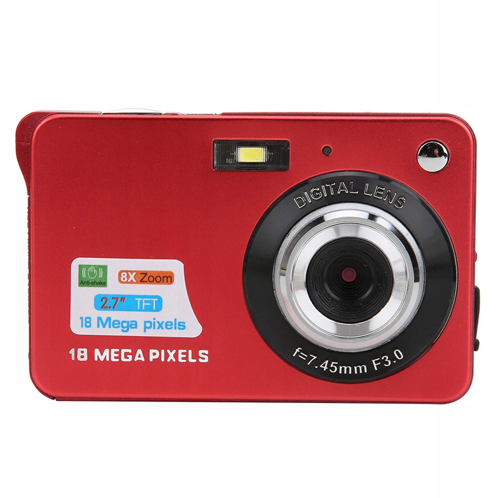 HD DIGITAL CAMERA PORTABLE 5MP CAMERA WITH 8X LCD 2,7 INCH ZOOM WITH MICROPHONE Brand no brand