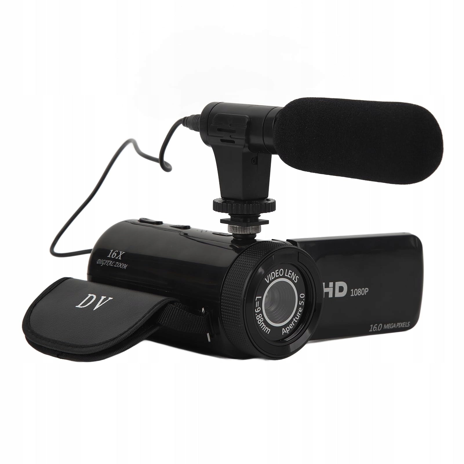HD Digital Camera with Wide-Angle Lens