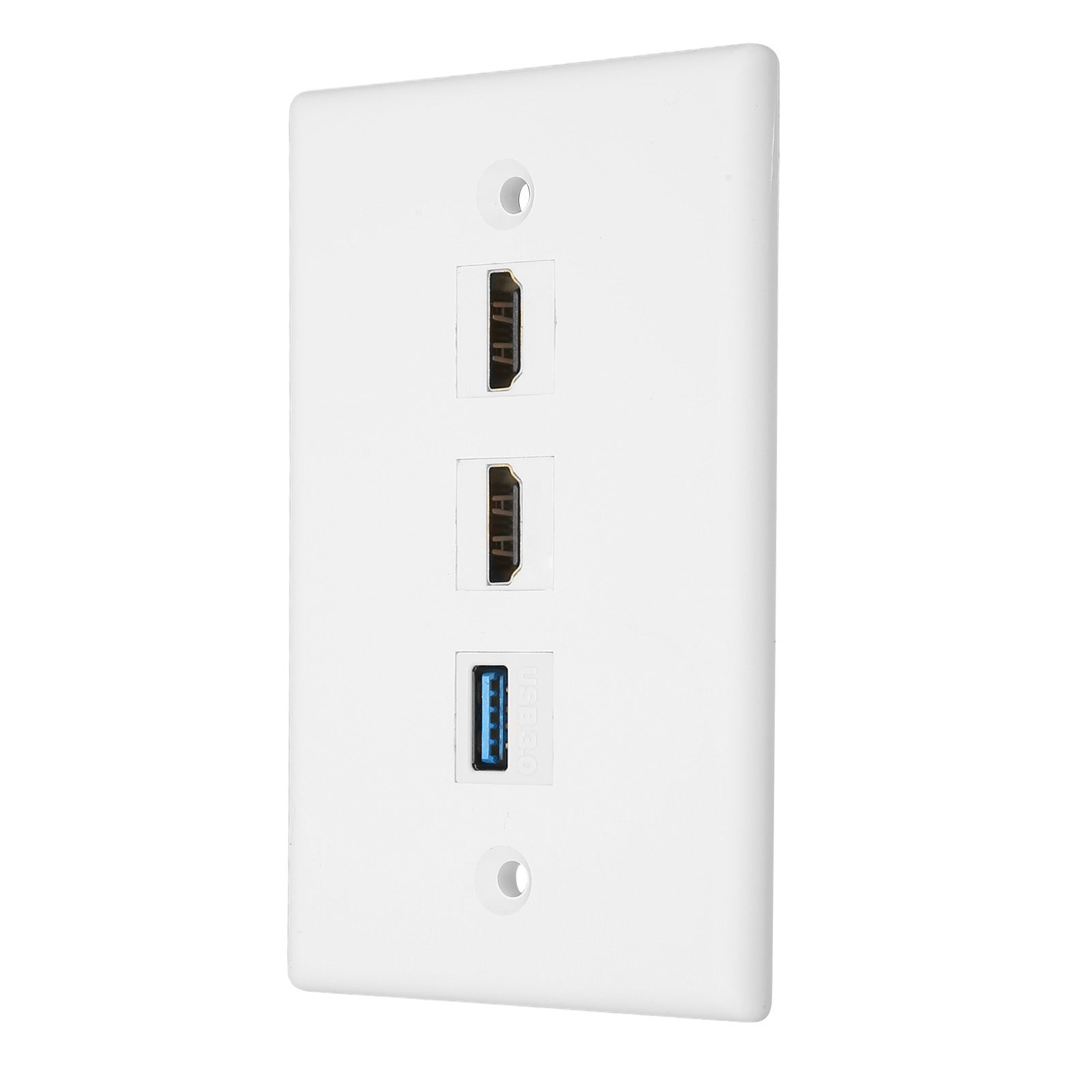 HD Multimedia Interface Ethernet Asks USB Wall Mount 2 Port HD TO