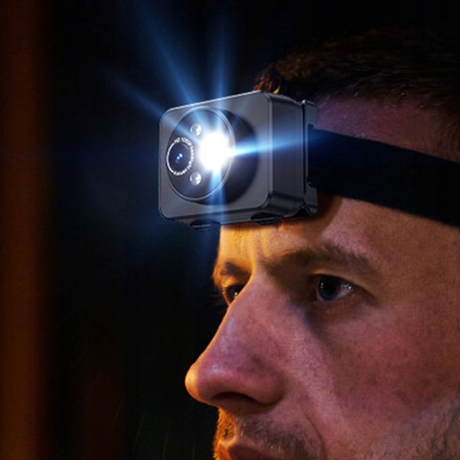 HD SPORTS HEAD CAMERA FOR CAMPING AND CYCLING WITH HEADBAND Brand no brand