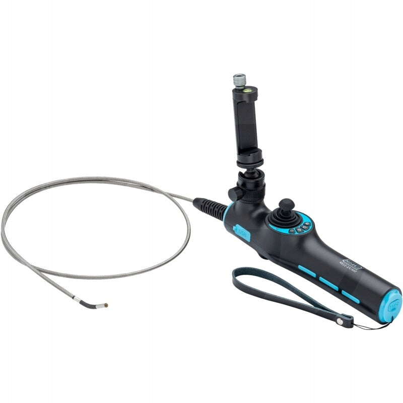 HD camera videoendoscope rotary probe 360° tip diameter 3,9mm in case Brand Hazet