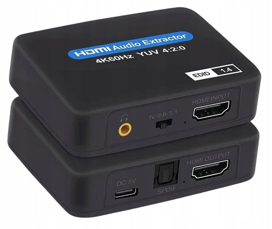 HDMI 2.0 EXTRACTOR Betune OPTICAL CONVERTER TOSLINK JACK AUX HDCP 4K Packaging status original