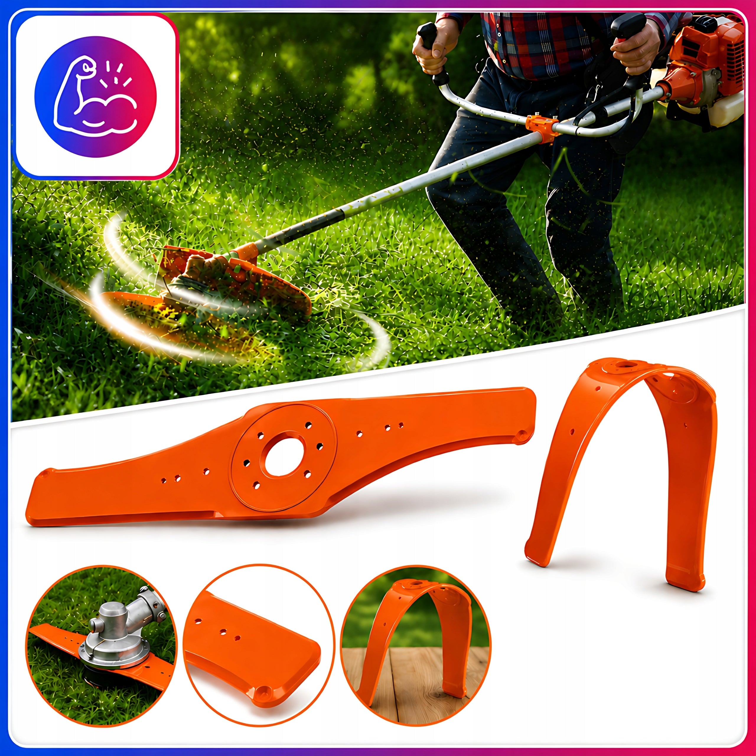 HEAD DISC BLADE PLASTIC COMBUSTION TRIMMER SCYTHES 30,5cm 2R Manufacturer code DYSK DO KOSY PODKASZARKI 305mm 2R totalstore