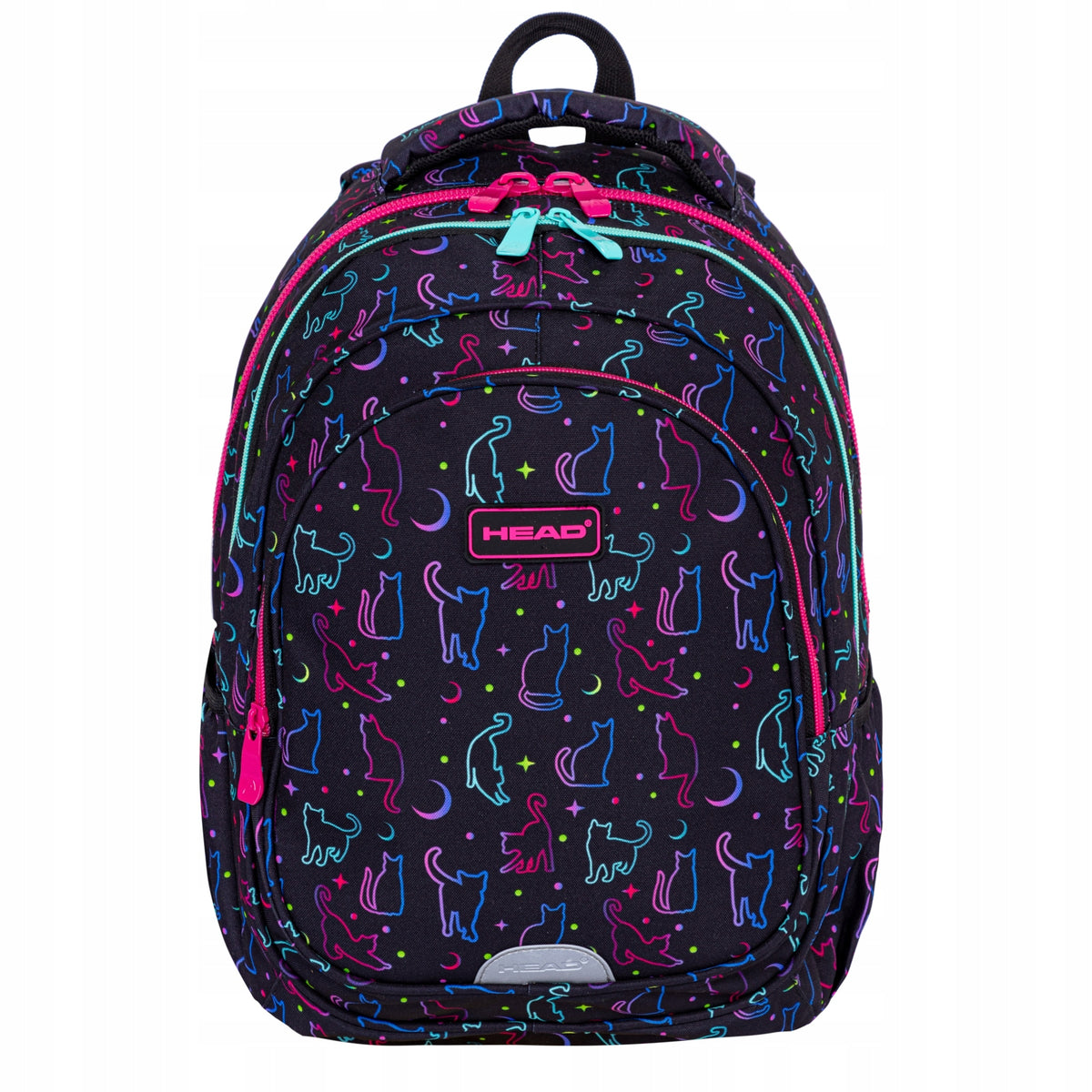 HEAD MIDNIGHT CATS backpack from 3rd class, organizer, laptop compartment Manufacturer code 502024110
