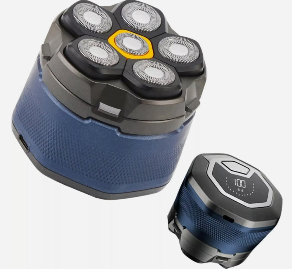 HEAD SHAVER FOR MEN'S ROTARY 6D MAGNETIC WATERPROOF