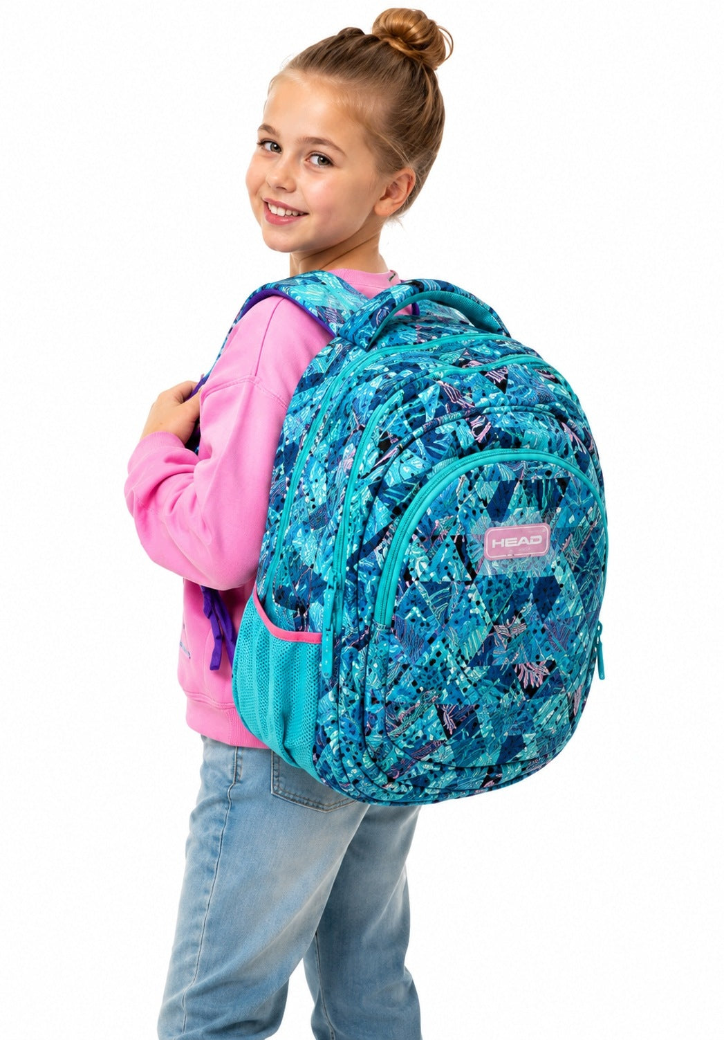 HEAD Youth Backpack 3 School Laptop Compartments Ergonomic