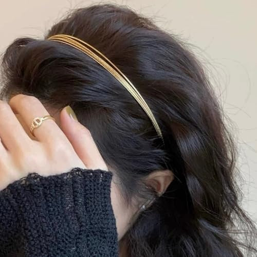 HEADBAND METAL ELEGANT WOMEN'S HAIR BAND GOLD METAL Manufacturer code SWC5908151177716