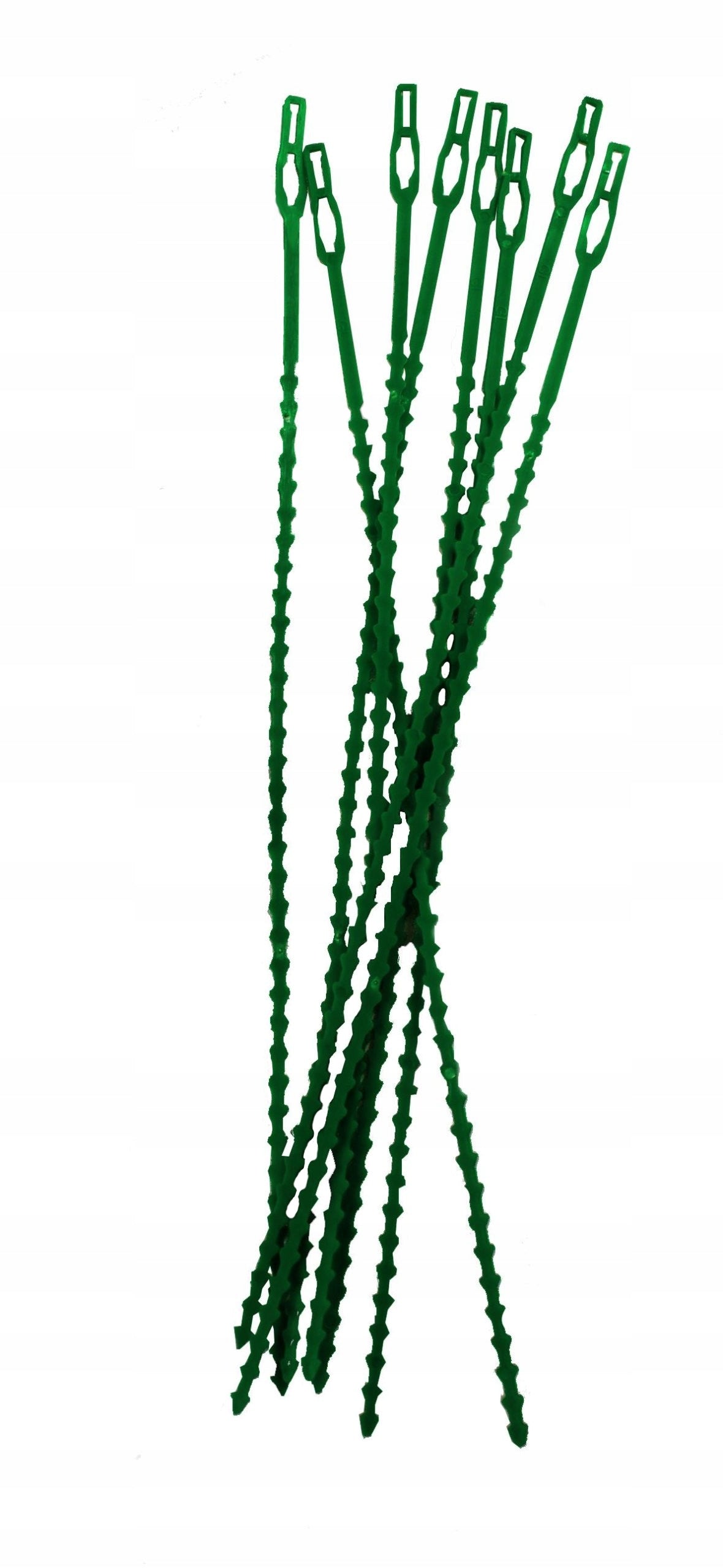 HEADBANDS ADJUSTABLE PLANT TRICKS DIFFERENT LENGTHS 13cm 17cm 23cm 60 pieces Color green
