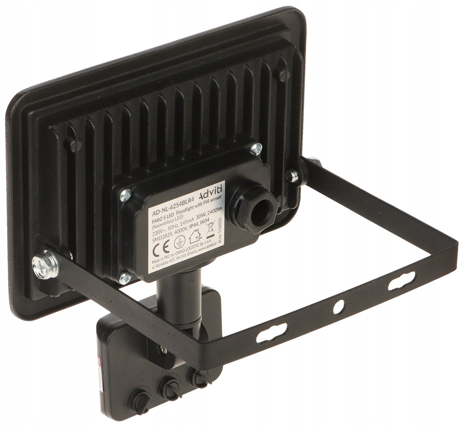 HEADLAMP WITH MOTION SENSOR AD-NL-6254BLR4 ADVITI Color temperature 4000 K