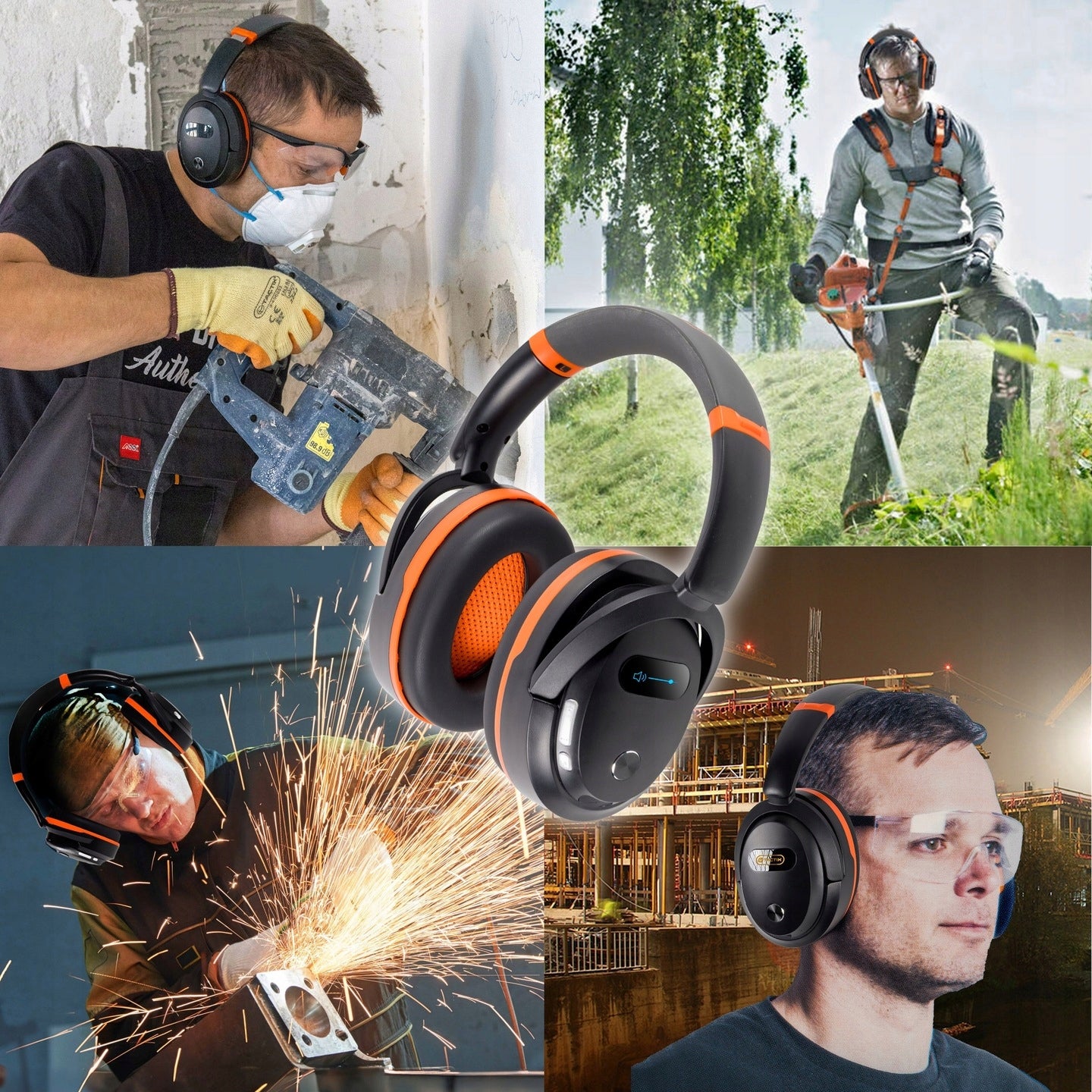 HEADPHONES EAR CUPS PROTECTIVE RADIO, BLUETOOTH 5,3 PHONE HANDS-FREE TACTIX Manufacturer code 488134
